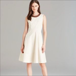 Kate Spade Leather Trim Dress Havana Collection